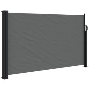 vidaXL Markiza boczna rozkładana antracytowa 120x500 cm
