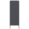 vidaXL Szafka, antracytowa, 68x39x113 cm, stal