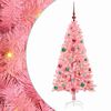 vidaXL Choinka R&oacute;żowy 150 cm PVC