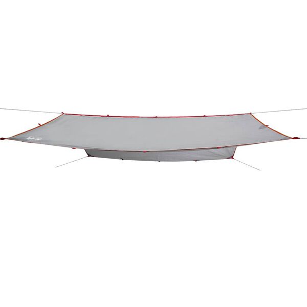 vidaXL Płachta biwakowa, szaro-pomarańczowa, 300x294 cm, wodoszczelna