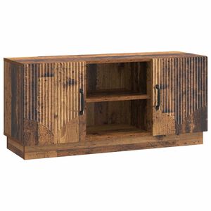 vidaXL Szafka pod telewizor 102 x 34,5 x 47 cm Stare drewno