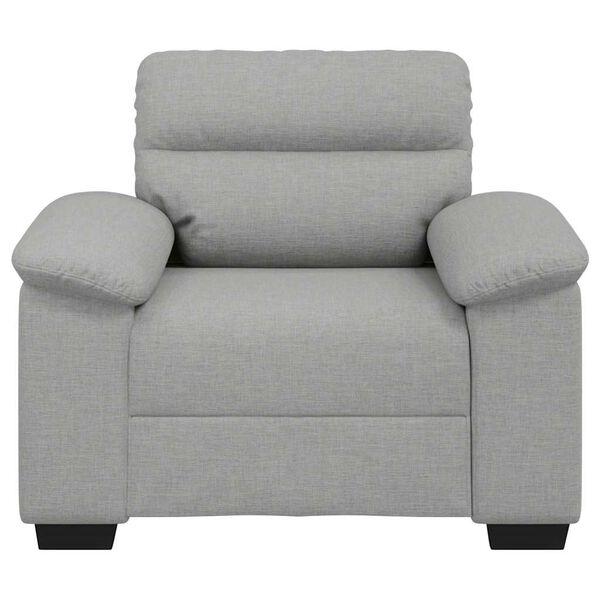 vidaXL Sofa Fotel Cloud Grey 100x81x84 cm Tkanina