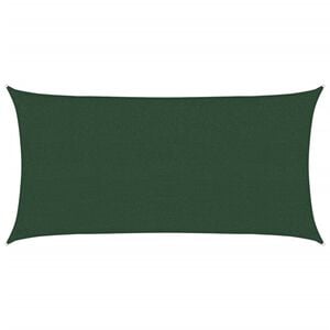 vidaXL Żagiel przeciwsłoneczny, 160 g/m&sup2;, ciemnozielony, 2,5x5 m, HDPE