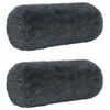 vidaXL Poszewka na poduszkę 2 pcs HEERLEN antracytowy &Oslash; 15 x 40 cm