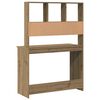 vidaXL Biurko z półkami, dąb Artisan, 102x45x148 cm