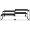 vidaXL Stolik kawowy Czarny dąb 107 x 107 x 40 cm Drewno inżynieryjne