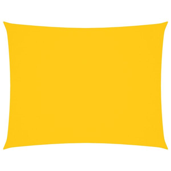 vidaXL Prostokątny żagiel ogrodowy, tkanina Oxford, 5x7 m, ż&oacute;łty