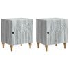 vidaXL Szafka Nocna 2 pcs Szary Sonoma 43 x 34,5 x 50 cm