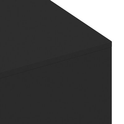 vidaXL Stolik kawowy, czarny, 100x49,5x31 cm, materiał drewnopochodny