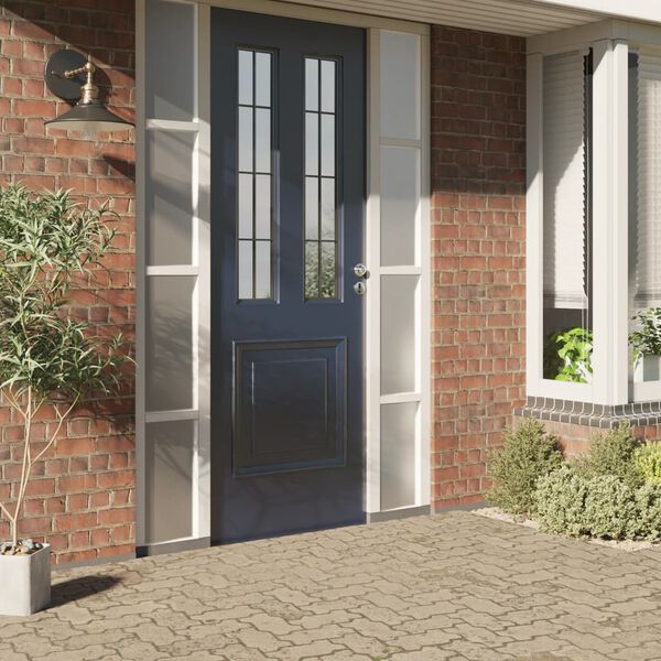 vidaXL Folia okienna, matowa, biała, PVC