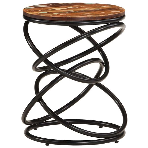 vidaXL Stolik, 40 x 40 x 52 cm, lite drewno z odzysku