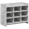 vidaXL Szafka na buty Betonowy szary 85 x 39,5 x 70 cm