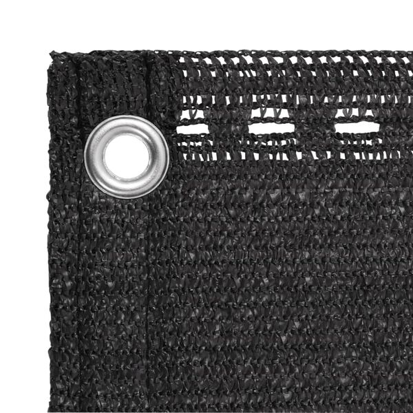 vidaXL Parawan ogrodowy HDPE 75x600 cm Antracyt