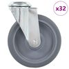 vidaXL 32 k&oacute;łka skrętne z otworem na śrubę, 125 mm