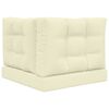 vidaXL Poduszka do sofy na zewnątrz 3 pcs Kremowy Poliester