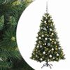 vidaXL Sztuczna choinka z bombką 120 cm 150 LED Ciepła biel