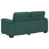 vidaXL Sofa 2-osobowa Ciemnozielona 120 cm Tkanina