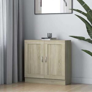 vidaXL Szafka, dąb sonoma, 82,5x30,5x80 cm, materiał drewnopochodny