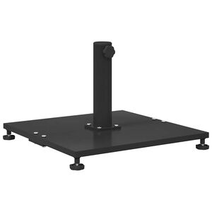 vidaXL Podstawa do parasola 25.95 kg Czarny Kwadrat