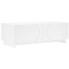 vidaXL Stolik kawowy Biały 102 x 50,5 x 35 cm Drewno inżynieryjne