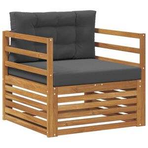 vidaXL Sofa na zewnątrz Lite drewno akacjowe i poliester