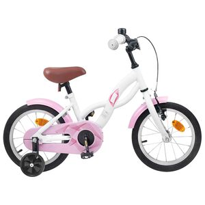 vidaXL Rower Dziecięcy 12 Cali dla dzieci w wieku 2-4 lata Biały