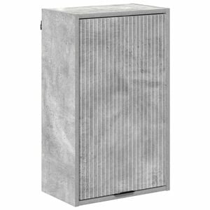 vidaXL Szafka Łazienkowa z drzwiami Betonowy szary 39 x 23,5 x 65 cm