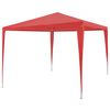 vidaXL Namiot Imprezowy Czerwony 300 x 300 x 255 cm PE i stal