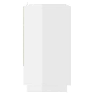 vidaXL Szafka na wysoki połysk, biała, 70 x 41 x 75 cm, płyta wiórowa