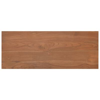 vidaXL Komoda, 90x35x75 cm, lite drewno tekowe
