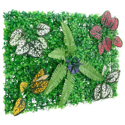  vidaXL Maty ze sztucznymi roślinami, 6 szt., zielone, 40x60 cm