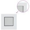 vidaXL Okno piwniczne RISOR 30 x 30 cm PVC i szkło