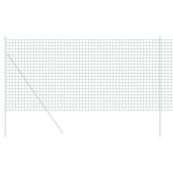 vidaXL Ogrodzenie Euro Zielony 1,4 x 10 m Żelazo pokryte PVC