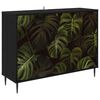 vidaXL Bufet ELBURG Czarny dąb 102 x 33 x 76 cm Drewno inżynieryjne