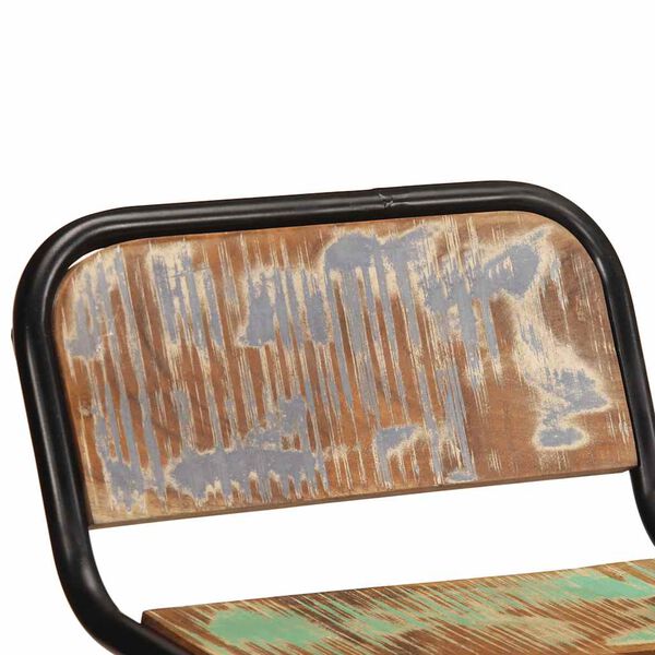 vidaXL Hokery barowe 4 szt. 46x35,5x70 cm Drewno lite odzyskane