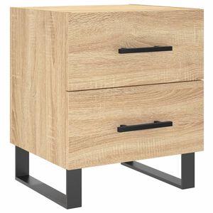 vidaXL Szafka nocna, dąb sonoma, 40x35x47,5 cm materiał drewnopochodny