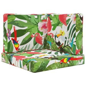 vidaXL Poduszka do sofy na zewnątrz 3 pcs kolorowy Poliester