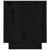 vidaXL Szafka pod telewizor, czarna, 140x35x40 cm, lite drewno sosnowe