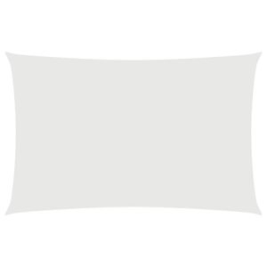 vidaXL Prostokątny żagiel ogrodowy, tkanina Oxford, 4x7 m, biały