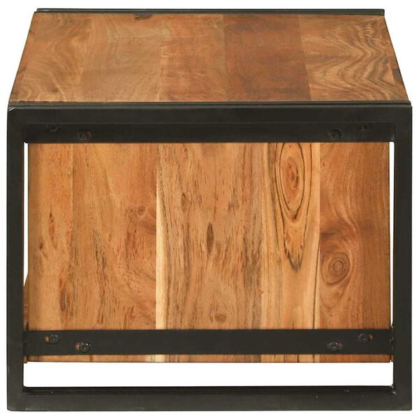 vidaXL Stolik kawowy Brązowy 90 x 50 x 38 cm lite drewno akacjowe