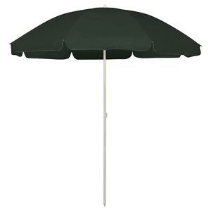 vidaXL Parasol plażowy, zielony, 240 cm