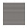 vidaXL Roleta plisowana antracytowa 115x100 cm Szerokość tkaniny