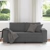 vidaXL Sofa dwuosobowa Ciemnoszara 180x77x82 cm Tkanina sztruksowa