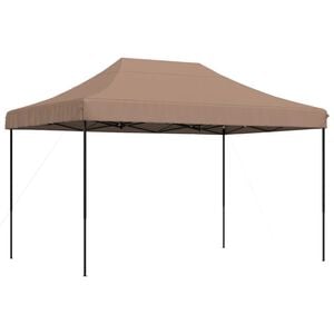 vidaXL Składany namiot imprezowy typu pop-up, brązowy, 410x279x315 cm