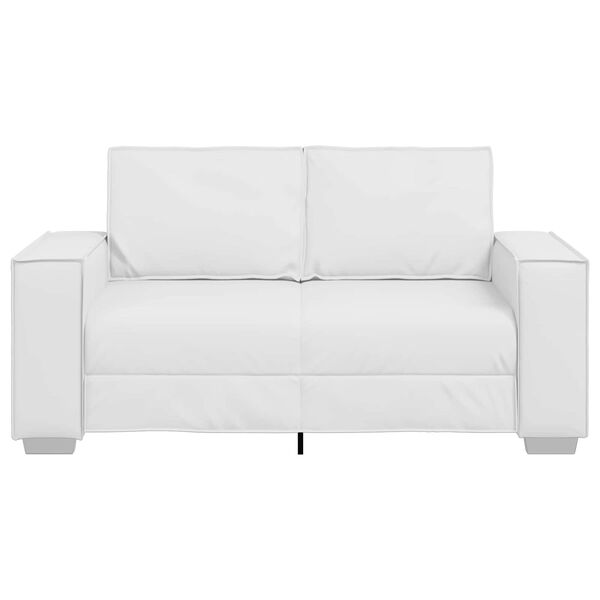 vidaXL Sofa Biały 160 x 80 x 84 cm tkanina