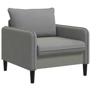 vidaXL Fotel XL ciemnoszary Welur