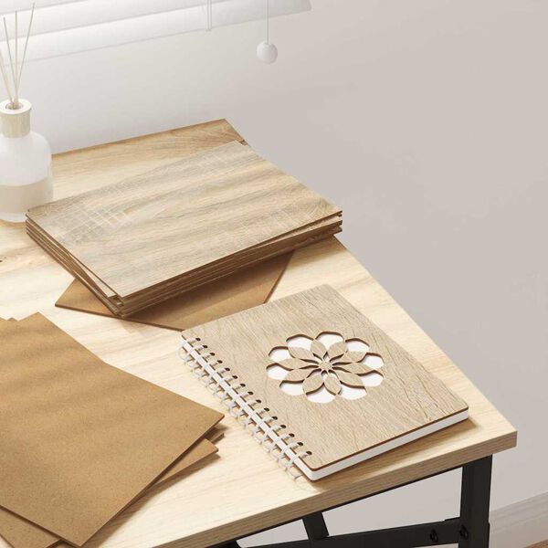 vidaXL Panele dekoracyjne 50 pcs Dąb Sonoma 21 x 30 x 0,27 cm