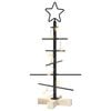 vidaXL Metalowa choinka świąteczna KUOPIO 60 cm Ciepła biel Stal