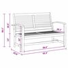 vidaXL Zestaw Sof na Ogród Naturalny Lite drewno tekowe