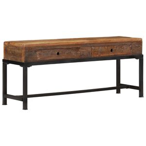 vidaXL Szafka pod telewizor, 110x30x46 cm, lite drewno z odzysku